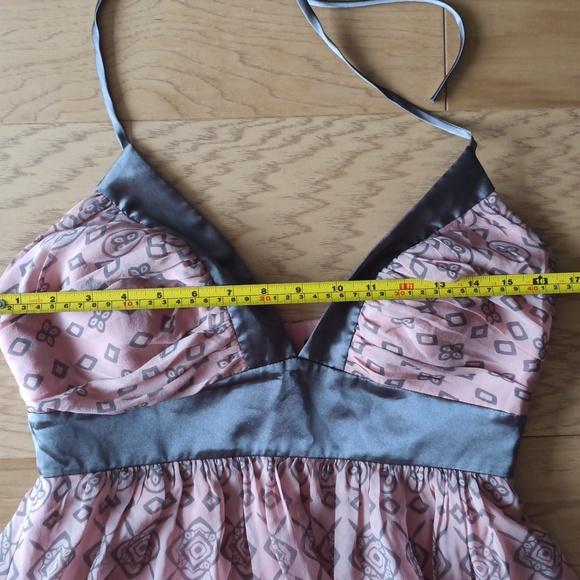 NWT Max and Cleo Pink Midi Halter Dress - Picture 7 of 10